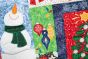 ITH Merry And Bright Wall Hanging | Machine Embroidery Designs by JuJu