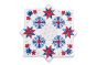 ITH Patriotic Table Topper | Machine Embroidery Designs by JuJu
