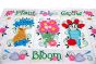 ITH Spring Garden Placemat | Machine Embroidery Designs by JuJu