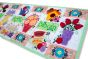 ITH Spring Garden Table Runner | Machine Embroidery Designs by JuJu