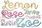 Lemon Meringue Embroidery Font | Machine Embroidery Designs by JuJu
