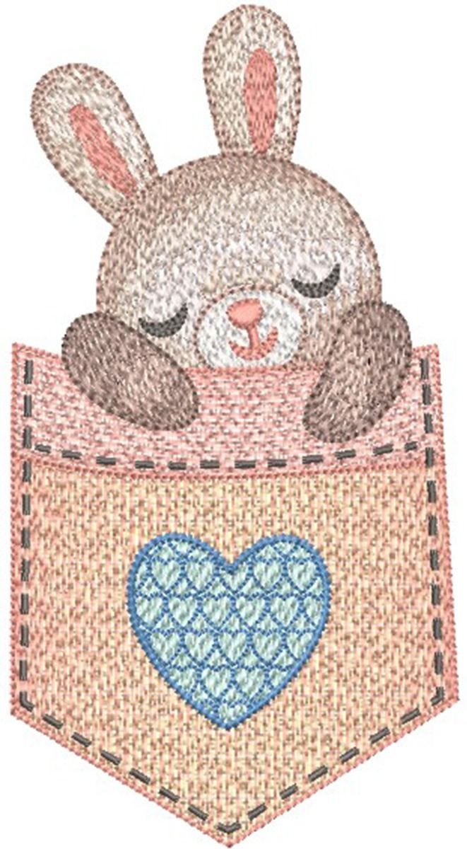 ★DESIGN SKIN★ Running embroidery pocket caseViolet Bunny MUSINSA | DESIGNSKIN Retro Embroidery Pocket Case-Violet/Bunny