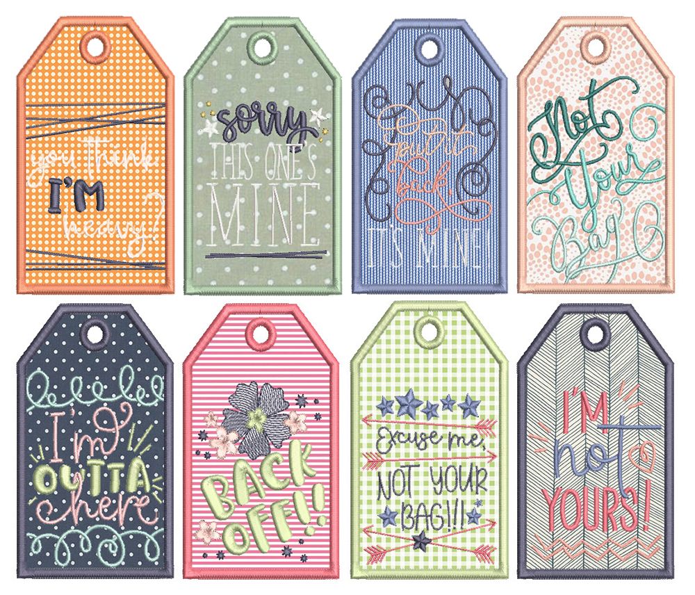 Luggage tag designs on sale