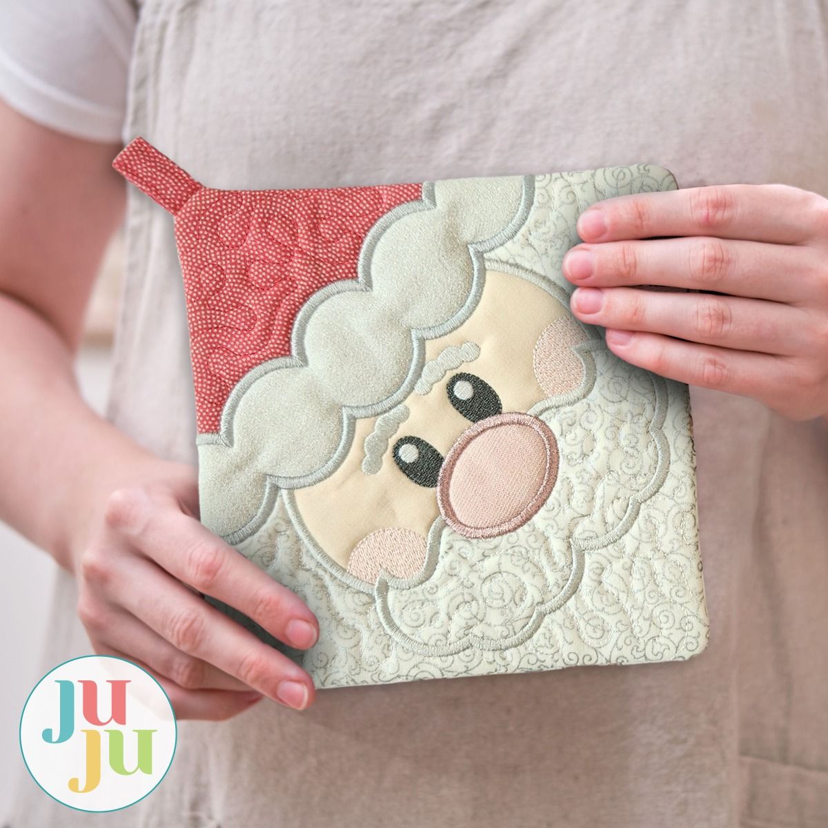 送料無料 ギフト ithchristmasfacepotholders1_2.jpg 絵画
