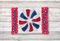 ITH Patriotic Freedom Mug Rug | Machine Embroidery Designs by JuJu