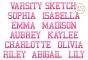I2S Varsity Sketch Embroidery Font | Machine Embroidery Designs by JuJu