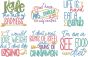 Diet Word Art 3 | Machine Embroidery Designs by JuJu