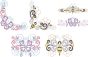 Spring Swirls 1 Machine Embroidery Designs by JuJu