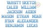 I2S Varsity Sketch Embroidery Font | Machine Embroidery Designs by JuJu
