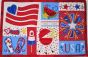 ITH Patriotic Placemat | Machine Embroidery Designs by JuJu