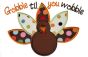 Turkey Gobble til Wobble Applique | Machine Embroidery Designs by JuJu