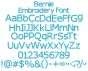 Bernie Embroidery Font | Machine Embroidery Designs by JuJu