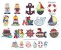 Ships Ahoy Applique Machine Embroidery Designs by JuJu 