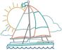 Ocean Views Machine Embroidery Designs by JuJu