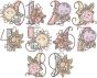 Sketch Summer Numbers | Machine Embroidery Designs by JuJu