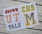 Double Varsity Sketch Embroidery Font | Machine Embroidery Designs by JuJu