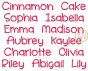 Cinnamon Cake Embroidery Font