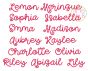 Lemon Meringue Embroidery Font | Machine Embroidery Designs by JuJu