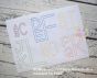 Stacked Sans Floss Applique Monogram Font | Machine Embroidery Designs by JuJu