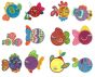 Simply Sweet Fishies Applique Machine Embroidery Designs by JuJu 