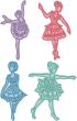 Free Standing Lace Ballerinas 2 | Machine Embroidery Designs by JuJu