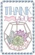 Just Because Greeting Cards Set 4 | Machine Embroidery Designs by JuJu