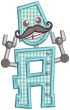 Robotic Friends Alphabet | Machine Embroidery Designs by JuJu