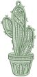Free Standing Lace Cactus | Machine Embroidery Designs by JuJu