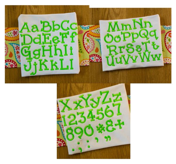 Jackson Embroidery Font Machine Embroidery Designs by JuJu