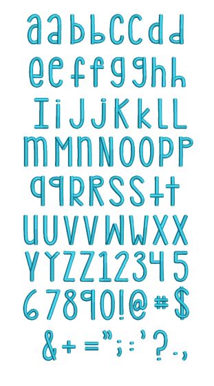 Bridgetown Embroidery Font Machine Embroidery Designs by JuJu