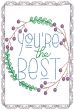 You Are Special Greeting Cards 3 | Machine Embroidery Designs by JuJu