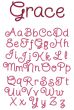 Starlight Starbright Font Machine Embroidery Designs by JuJu