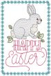 Easter Greeting Cards | Machine Embroidery Designs by JuJu