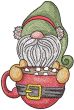 Gnome Cocoa | Machine Embroidery Designs by JuJu