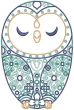 Scandinavian Owls | Machine Embroidery Designs by JuJu