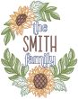 Family Wreaths 1 | Machine Embroidery Designs by JuJu