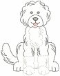 Top Dogs Vintage Stitch Set 7 Machine Embroidery Designs by JuJu