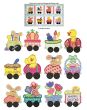 Cottontail Express Applique Machine Embroidery Designs by JuJu 