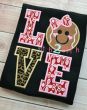 Gingerbread Girl LOVE Applique | Machine Embroidery Designs by JuJu