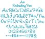 Ava Embroidery Font | Machine Embroidery Designs by JuJu