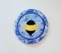 ITH Busy Bees Round Coaster | Machine Embroidery Designs by JuJu
