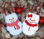 Mr and Mrs Snowman Treat Bags | Machine Embroidery Designs by JuJu