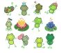 Leapin Lilypads Applique Machine Embroidery Designs by JuJu 