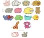 Simply Sweet Animals Applique Machine Embroidery Designs by JuJu 