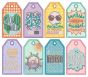 In The Hoop Travel Tags | Machine Embroidery Designs by JuJu
