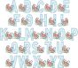 Watermelon Applique Alphabet | Machine Embroidery Designs by JuJu