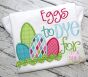 Eggs To DYE For Applique | Machine Embroidery Designs by JuJu