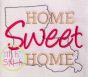 Home Sweet Home Louisiana Embroidery | Machine Embroidery Designs by JuJu