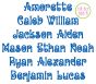 Amorette Embroidery Font