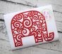 Scroll Elephant Embroidery | Machine Embroidery Designs by JuJu